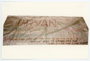 [AIDS Memorial Quilt Panel for Baby Bryan]