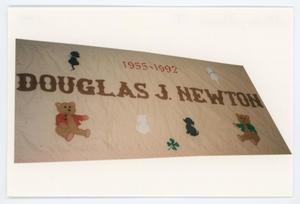 [AIDS Memorial Quilt Panel for Douglas J. Newton]