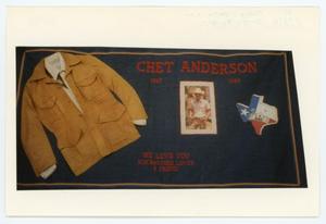 [AIDS Memorial Quilt Panel for Chet Anderson]