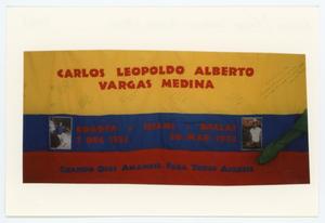 [AIDS Memorial Quilt Panel for Carlos Leopoldo Alberto Vargas Medina]
