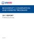 Report: USAID Biodiversity Conservation and Forestry Programs Annual Report: …