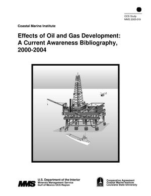 Primary view of object titled 'Effects of Oil and Gas Development: A Current Awareness Bibliography, 2000-2004'.