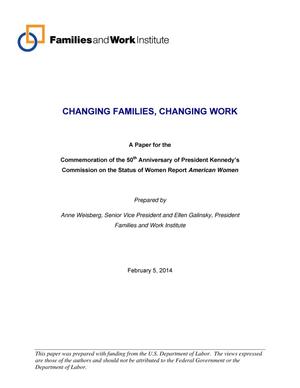 Changing Families, Changing Work
