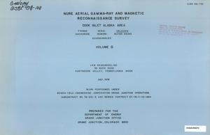 NURE Aerial Gamma Ray and Magnetic Reconnaissance Survey, Cook Inlet Alaska Area: Volume 2. Seldovia Quadrangle