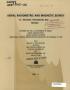 Primary view of Aerial Radiometric and Magnetic Survey: Vya National Topographic Map, Nevada. Volume 1