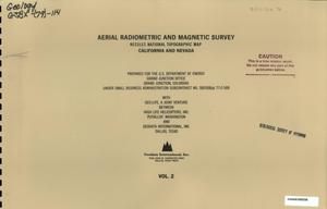 Aerial Radiometric and Magnetic Survey: Needles National Topographic Map, California and [Arizona], Volume 2