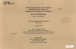Primary view of object titled 'Aerial Radiometric and Magnetic Reconnaissance Survey, Atlanta Quadrangle: Volumes 1 and 2'.