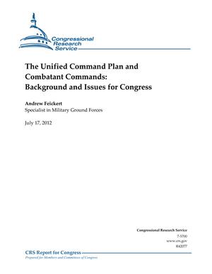 The Unified Command Plan and Combatant Commands: Background and Issues for Congress