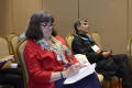 Thumbnail image of item number 1 in: '[50th Annual Meeting of the Oral History Association Photograph 19]'.