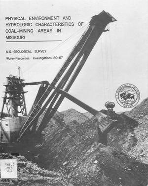 Physical Environment and Hydrologic Characteristics of Coal-Mining Areas in Missouri