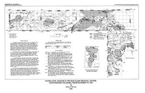 Water-Level Changes in the High Plains Regional Aquifer, Northwestern Oklahoma, Predevelopment to 1980