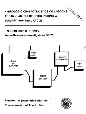 Hydrologic Characteristics of Lagoons at San Juan, Puerto Rico, During a Januray 1974 Tidal Cycle