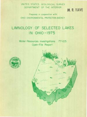 Limnology of Selected Lakes in Ohio-1975