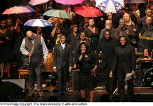 [Curtis King on Stage with Large Ensemble]