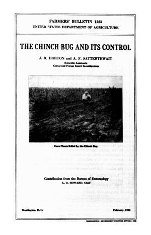 The Chinch Bug and Its Control