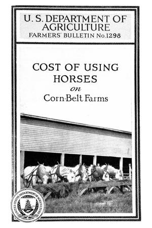 Cost of Using Horses on Corn-Belt Farms