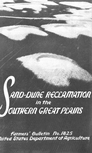 Sand-Dune Reclamation in the Southern Great Plains