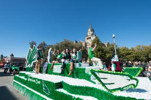 [Mean Green Homecoming Parade Float]