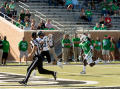 Photograph: [Portland State Football Player to Catch Ball]