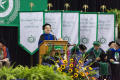 Photograph: [Speaker During UNT Commencement Ceremony]