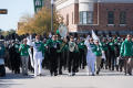 Photograph: [North Texas Marching Band in the Homecoming Parade]