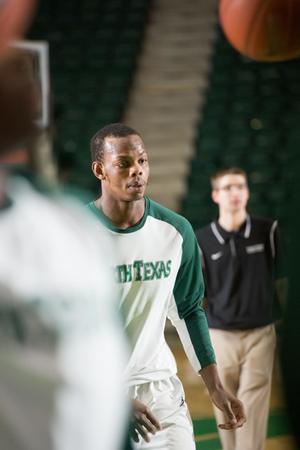 [UNT Basketball Player Muhammed Ahmed]