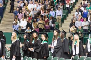 Primary view of object titled '[Fall 2014 Undergraduate Commencement Ceremony]'.