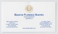 Thumbnail image of item number 1 in: '[Senator Florence Shapiro Business Card]'.
