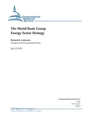 The World Bank Group Energy Sector Strategy
