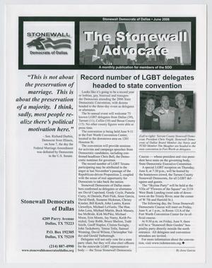 Primary view of object titled '[The Stonewall Advocate Newsletter, June 2006]'.
