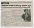 Clipping: [Clipping: Democrats to vote on advisory seats for gays]