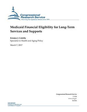 Medicaid Financial Eligibility for Long-Term Services and Supports