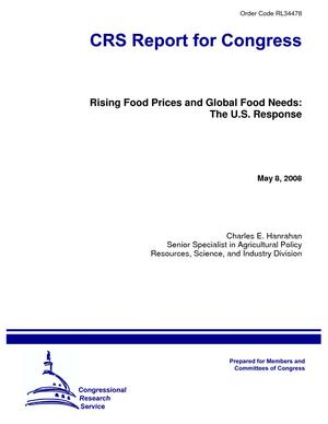 Rising Food Prices and Global Food Needs: The U.S. Response