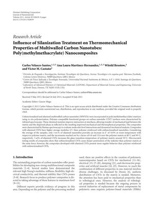 Influence of Silanization Treatment on Thermomechanical Properties of Multiwalled Carbon Nanotubes: Poly(methylmethacrylate) Nanocomposites