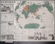 Poster: Newsmap. Monday, March 1, 1943 : week of February 19 to February 26, …