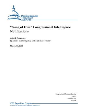 “Gang of Four” Congressional Intelligence Notifications