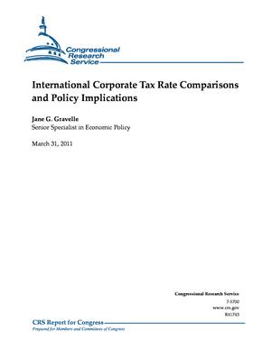 International Corporate Tax Rate Comparisons and Policy Implications