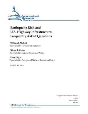 Earthquake Risk and U.S. Highway Infrastructure: Frequently Asked Questions