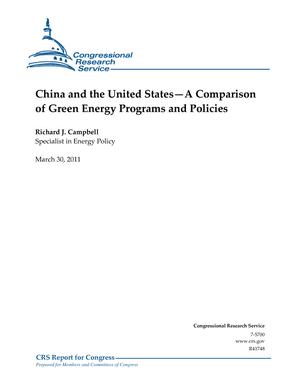 China and the United States—A Comparison of Green Energy Programs and Policies