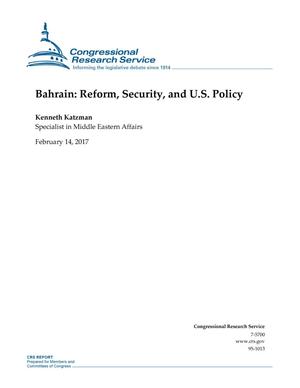 Bahrain: Reform, Security, and U.S. Policy