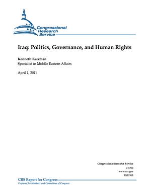 Iraq: Politics, Governance, and Human Rights
