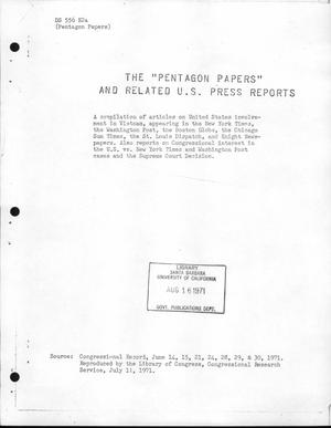 Primary view of object titled 'The Pentagon Papers and Related U.S. Press Reports'.