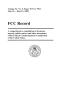Book: FCC Record, Volume 24, No. 9, Pages 7017 to 7967, May 26 - June 12, 2…