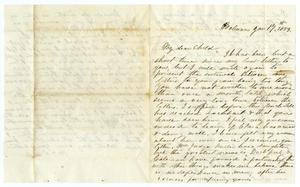 [Letter from Maud C. Fentress to David W. Fentress, January 17, 1859]
