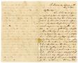 Thumbnail image of item number 1 in: '[Letter from David Fentress to his wife Clara, August 30, 1864]'.