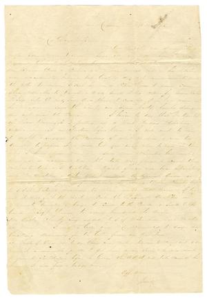 [Letter from David Fentress to his wife Clara, April 10, 1865]