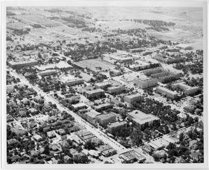 [Aerial Photograph of the North Texas State College Campus, around 1951]
