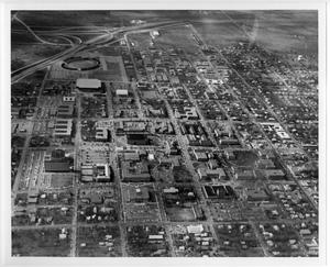 [Aerial Photograph of the North Texas State University Campus]