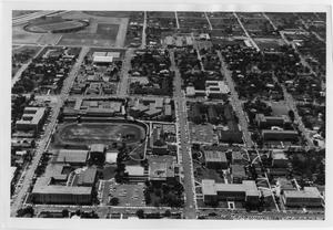 [Aerial Photograph of the North Texas State University Campus, 1960's]