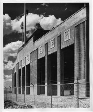[Exterior of Fouts Field During Construction]